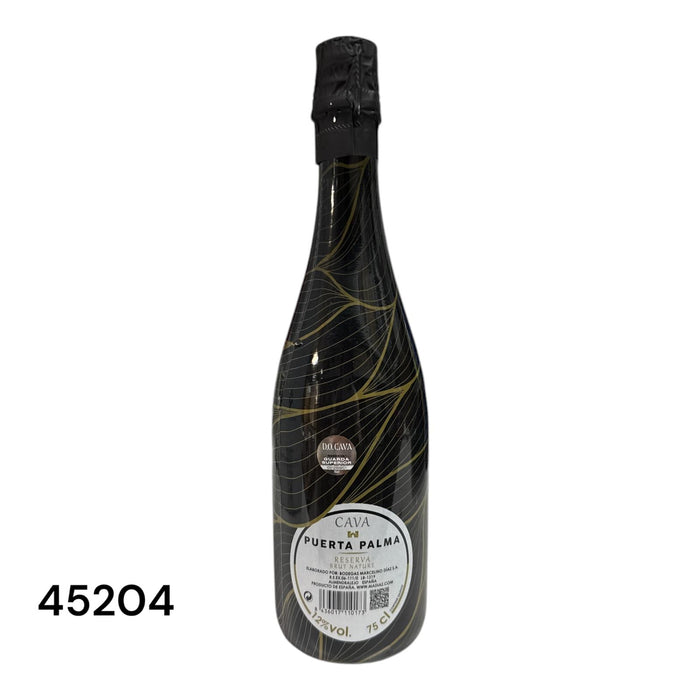 Cava Puerta Palma Brut Nature - 珍藏氣泡酒 12% , 75cl