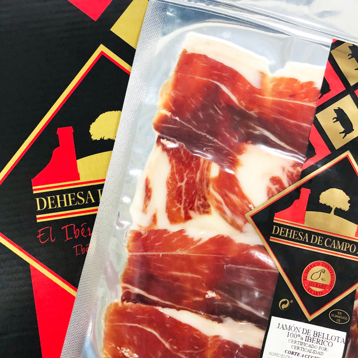 【西班牙直送】100% 純種黑毛豬 36個月 頂級 P.D.O Iberico 手切火腿片(真空包裝)