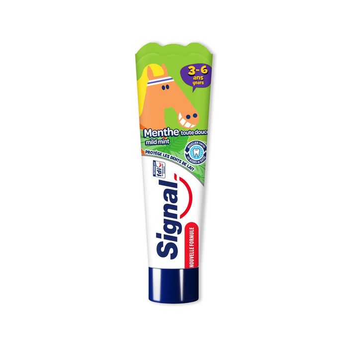 Signal - Mint flavored children's toothpaste 50ml (suitable for 3-6 years old)