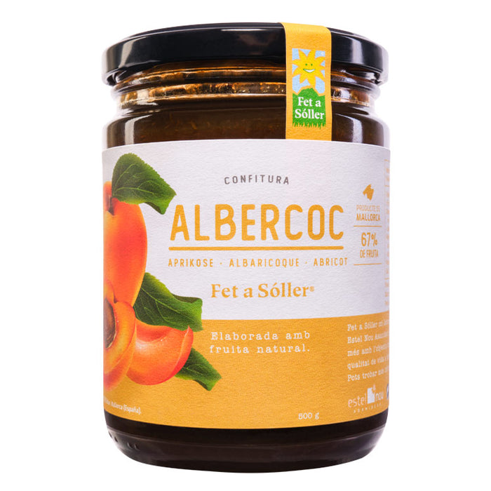 Fet a Sóller Organic apricot Jam ( 200g )