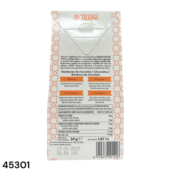 Trapa - 醇香柔順朱古力 - 56g