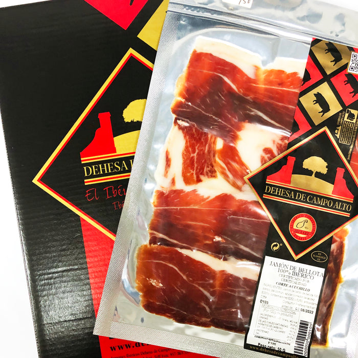 【西班牙直送】100% 純種黑毛豬 36個月 Iberico 手切火腿片（真空包裝）