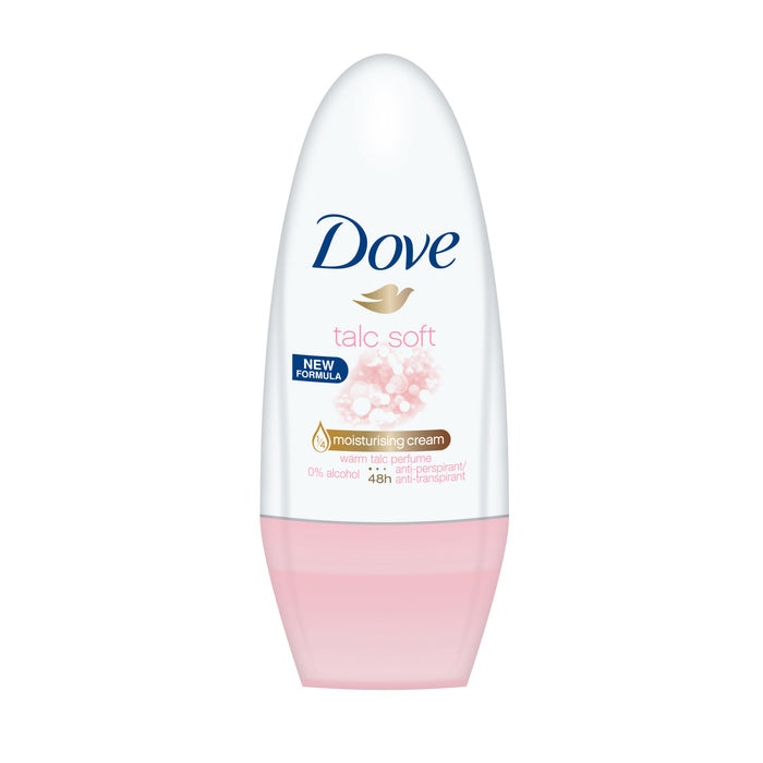 Dove - Women's Talc Soft Anti-Perspirant Roll-on Deodorant 50ml (Imported from France)