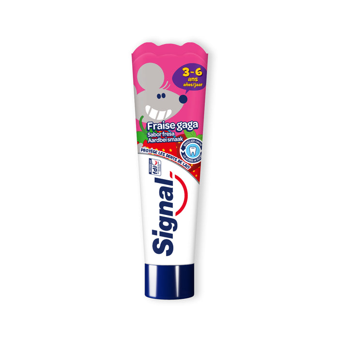 Signal 潔諾 - 士多啤梨味兒童牙膏 50ml (3-6歲適用) (法國進口)