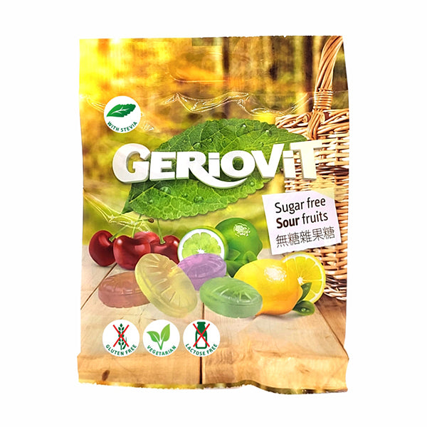 Gerio - 無糖雜果糖 (青檸, 蜜瓜, 橘子, 香桃, 櫻桃) 40g